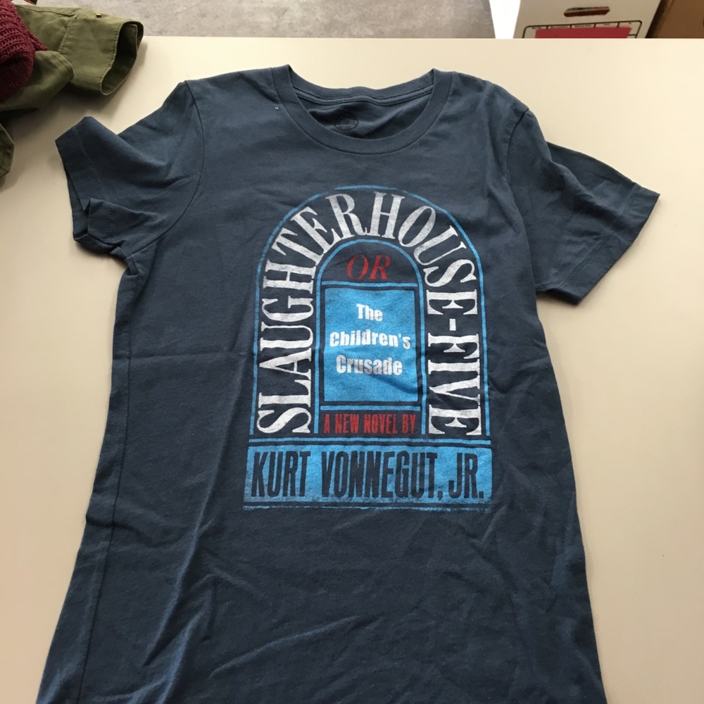 Slaughter House-five book t shirt